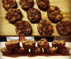 Quinoa, Oat and Apple Protein Muffins 
